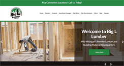 Desktop Screenshot of big-l-lumber.com